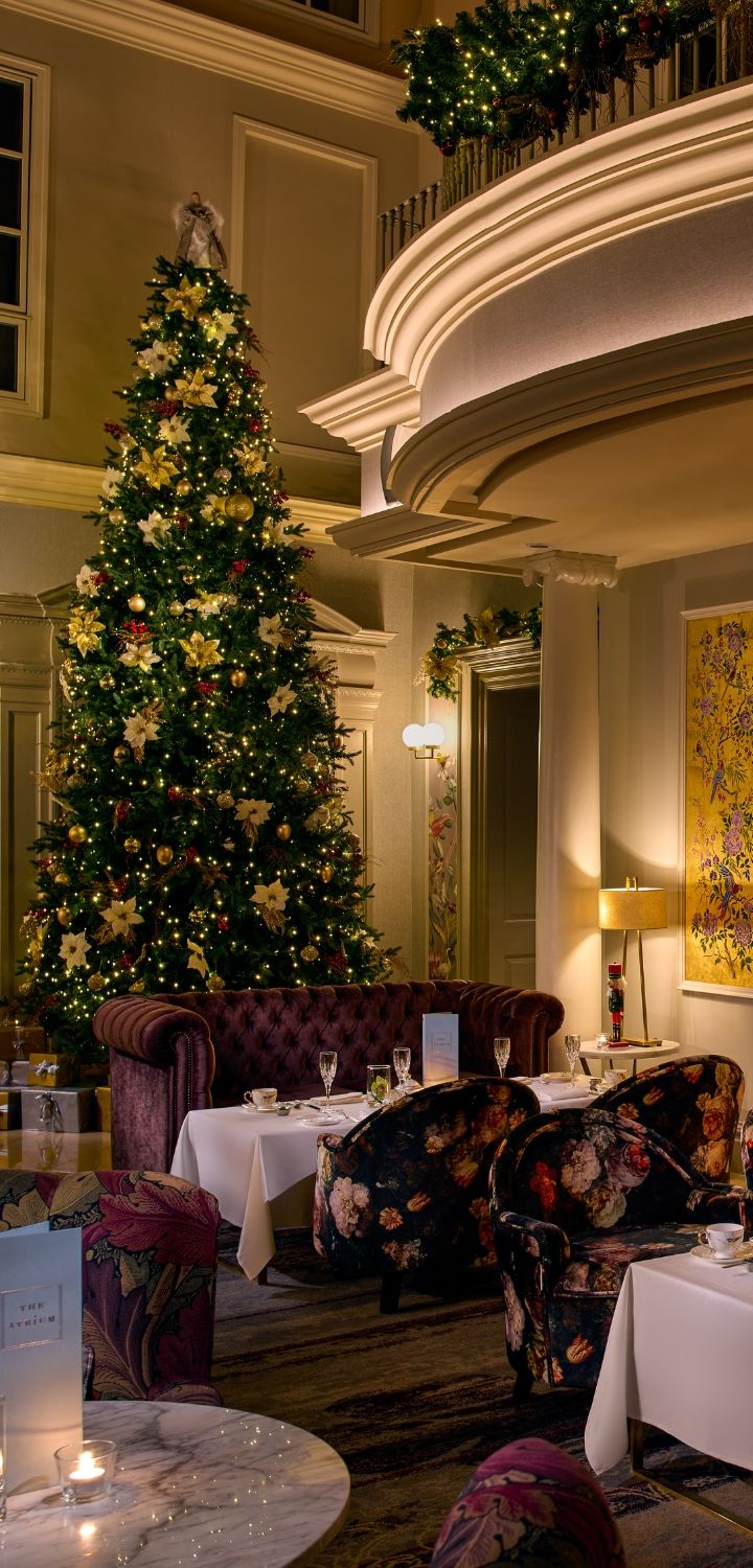 The Atrium Lounge at Christmas