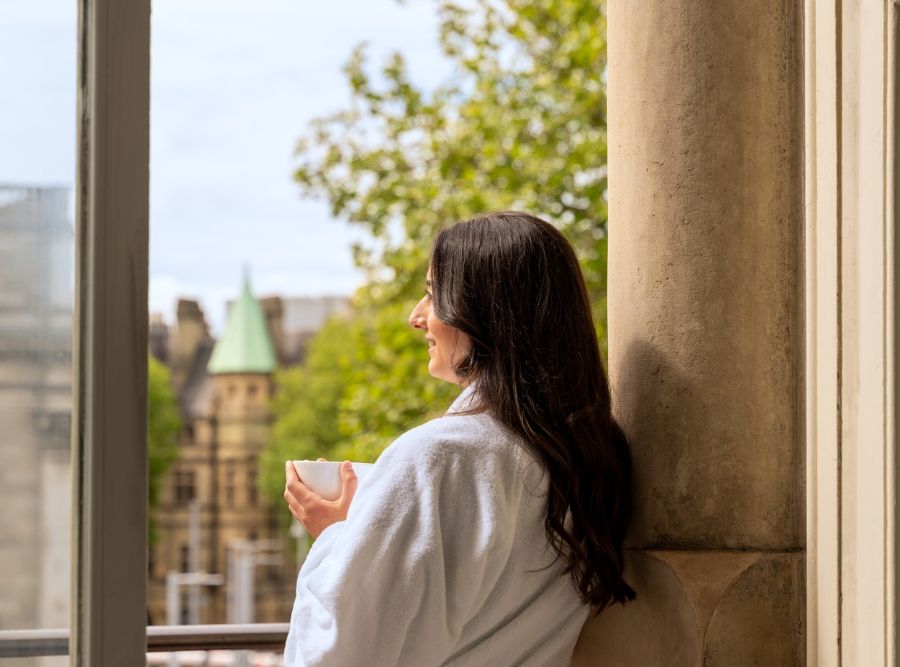 Views of the city at The College Green Hotel Dublin