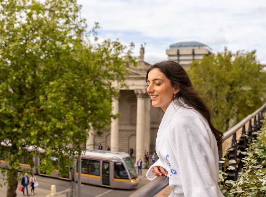 Views of the city at The College Green Hotel Dublin