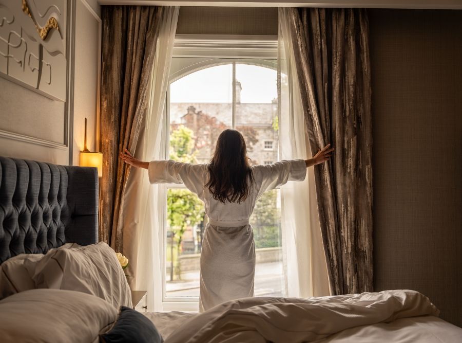 Views of the city at The College Green Hotel Dublin