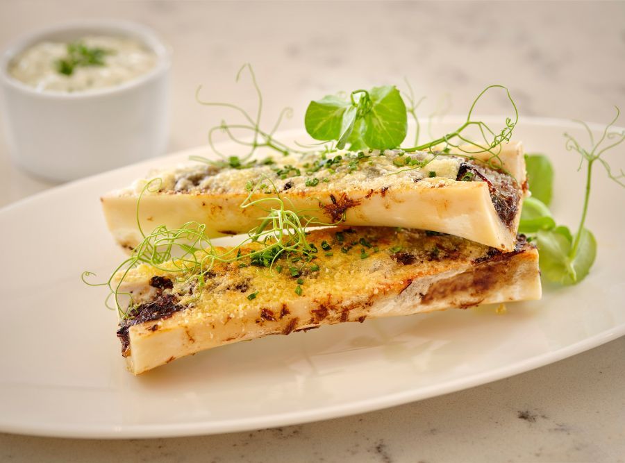 Ox Cheek with Roasted Bone Marrow - Morelands Grill
