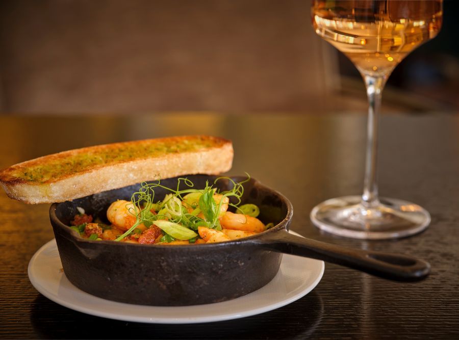 The Mint Bar - Chorizo & Garlic Tiger Prawns 