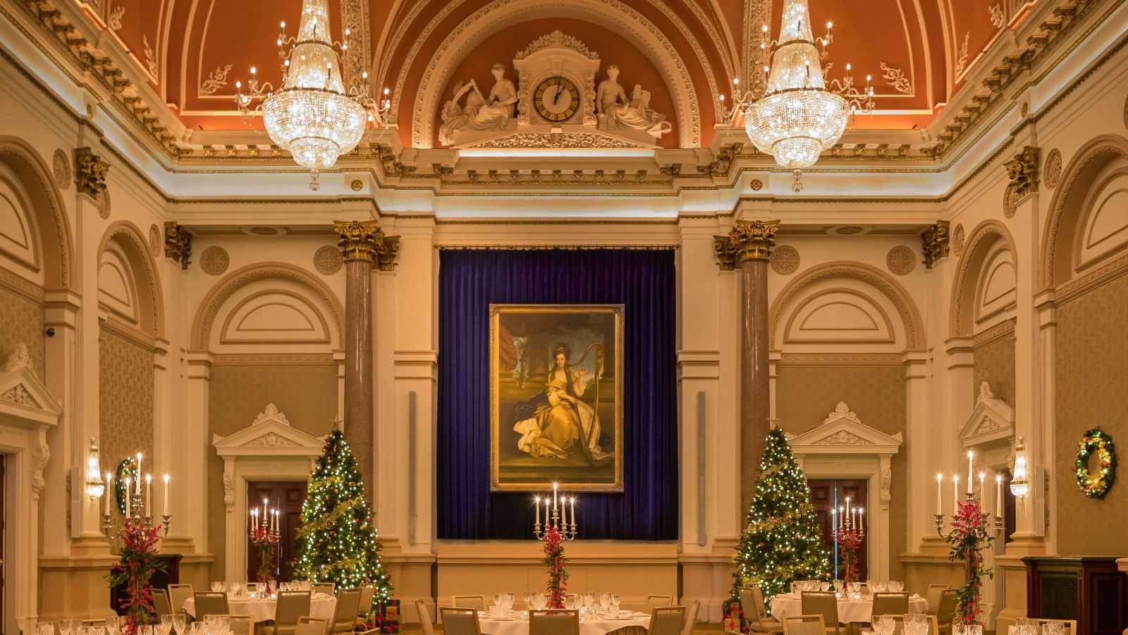  Christmas Day Dining in the Banking Hall at The College Green Hotel Dublin