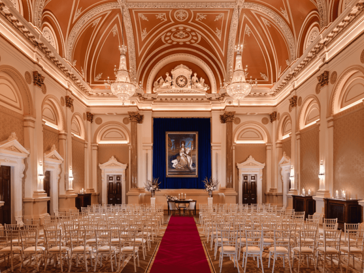 The banking hall civil ceremony The College Green Hotel